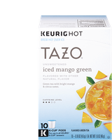 Tazo Unsweetened Iced Mango Green K‑cup® Pods