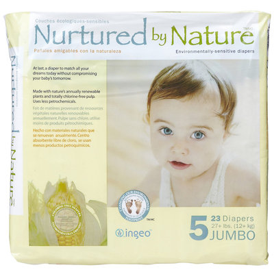 Nurtured By Nature Diapers Jumbo Pack - 23 ct.