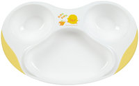 Piyo Piyo Three Section Slip-Proof Dining Plate