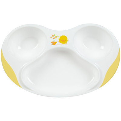 Piyo Piyo Three Section Slip-Proof Dining Plate
