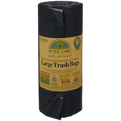 If You Care Trash Bags Large with Handles 30 Gallon - 10 Bags