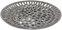 Three Hands Ceramic Plate, Silver