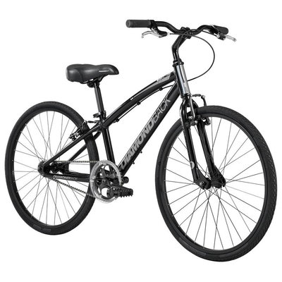 Diamondback 2015 Insight Complete Youth Single Speed Performance Hybrid Bike (24-inch Wheels)