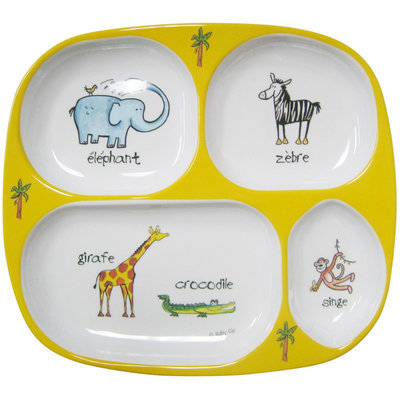 Baby Cie TV Tray - Jungle Animals - Yellow - 1 ct.