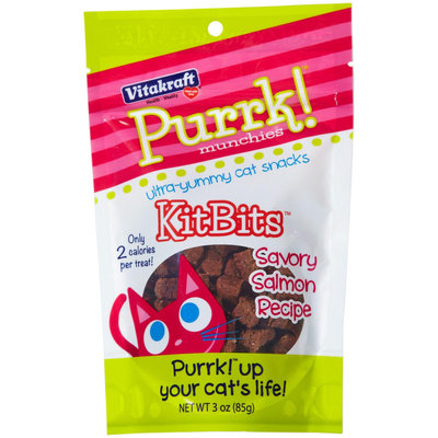 VitaKraft Purrk Munchies KitBits Cat Treats - Savory Salmon Recipe: 3