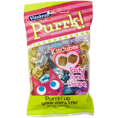 VitaKraft Purrk Munchies KitCubes Cat Treats - Tasty Tuna Recipe: 0.7
