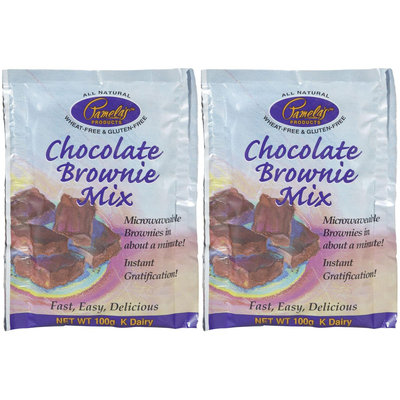 Pamela's Products Chocolate Brownie Mix, 3.52 oz, 2 pk