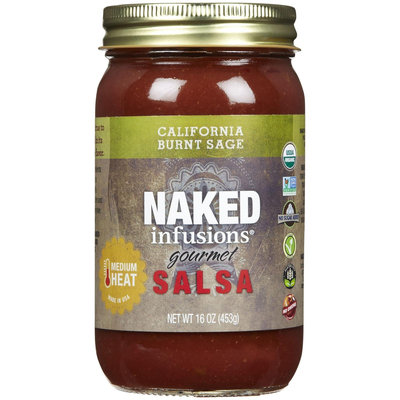 Naked Infusions Gourmet Salsa Organic California Burnt Sage - 16 oz