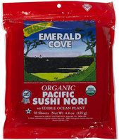Emerald Cove Silver Grade Organic Pacific Sushi Nori, 50 ct
