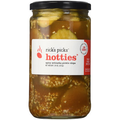 Rick's Picks Hotties Pickle Chips Spicy Sriracha 24 oz