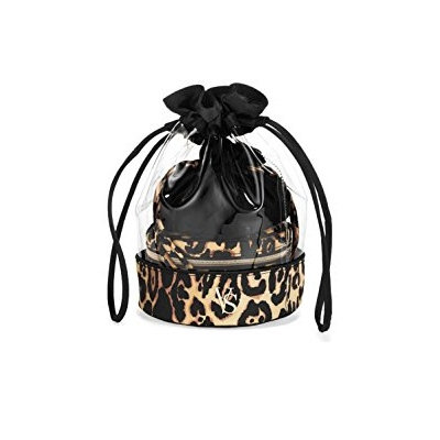 Victoria's Secret Leopard Cosmetics Bag Trio