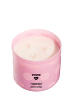 Victoria's Secret Pink Orange Blossom And Tropical Woods Three Wick Candle