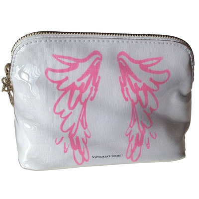 Victoria's Secret Pink Angel Wings Travel Case Cosmetic Bag