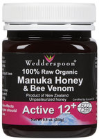Wedderspoon Organic Organic Manuka Honey Active 12+ w/Bee Venom