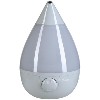 Crane - 1-gal. Ultrasonic Drop-shape Humidifier - Gray