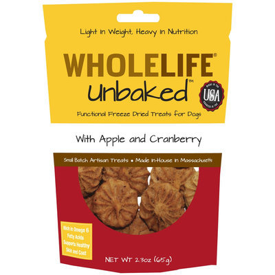 Whole Life Pet Products Whole Life Unbaked Dog Treats Apple & Cranberry