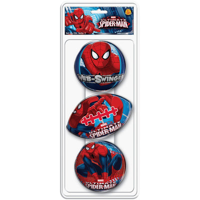 Hedstrom Ultimate Spiderman 3Pk Hd Foam