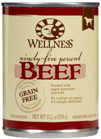 Wellpet Llc Wellpet OM89400 1213.2 Oz Wellness NinetyFive Beef