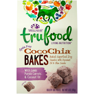 Wellness TruFood CocoChia Bakes Grain Free Dog Treats - Lamb, Purple Carrot & Coconut Oil