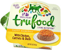 Wellness TruFood Tasty Pairings Natural Grain Free Wet Dog Food - Chicken, Carrots and Duck Recipe