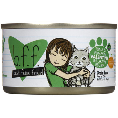 Best Feline Friend - Tuna and Pumpkin Valentine Canned Cat Food 3 oz cans / case of 12