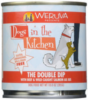 Weruva Dogs In The Kitchen The Double Dip - Beef & Wild Caught Salmon Au Jus - 10 oz