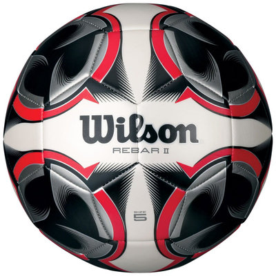 Wilson Rebar II Soccer Ball, Flame Red - Size 3