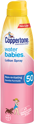 coppertone baby sunscreen spray