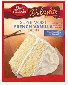 Betty Crocker™ Super Moist™ Delights French Vanilla Cake Mix