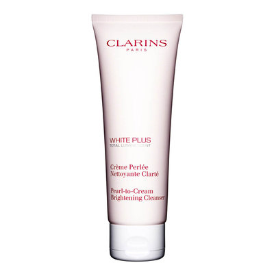 Clarins White Plus Total Luminescent Pearl-to-Cream Brightening Cleanser