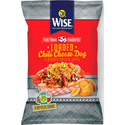 Wise Food Truck Favorites Loaded Chili Cheese Dog Flavored Potato Chips