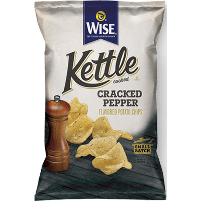 Wise Kettle Cooked Cracked Pepper Flavored Potato Chips