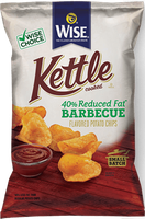 Wise Kettle Cooked Reduced Fat Barbecue Flavored Potato Chips