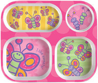 Stephen Joseph Melamine Tray - Butterfly - 1 ct.