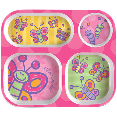 Stephen Joseph Melamine Tray - Butterfly - 1 ct.