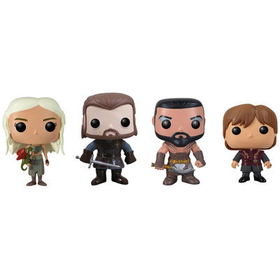 Sierra Accessories Game of Thrones: Pop! Vinyl Set 1 Tyrion Lannister, Ned Stark, Daenerys Targaryen, Khal Drogo