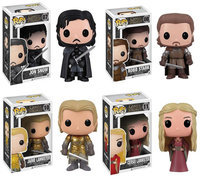 Sierra Accessories Games of Thrones: Pop! Vinyl Set 2 Jamie Lannister, Robb Stark, Jon Snow, Cersei Lannister