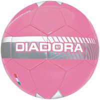 Diadora Fulmine Soccer Ball, Pink/Ch. Gray - Size 3