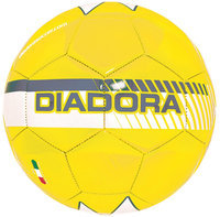 Diadora Fulmine Soccer Ball, Yellow/Grey - Size 3