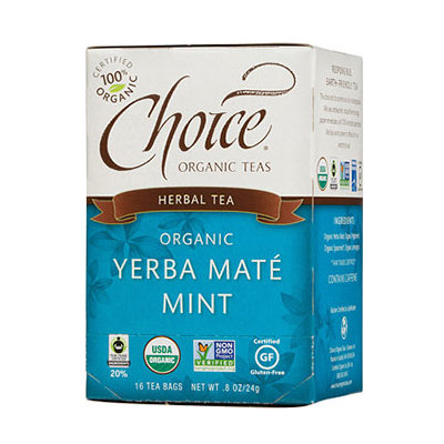 Choice Organic Teas Yerba Maté Mint Herbal Tea