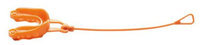Shock Doctor Gel Max Strapped Mouthguard-Orange Youth