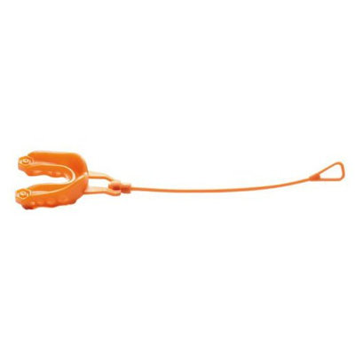 Shock Doctor Gel Max Strapped Mouthguard-Orange Youth