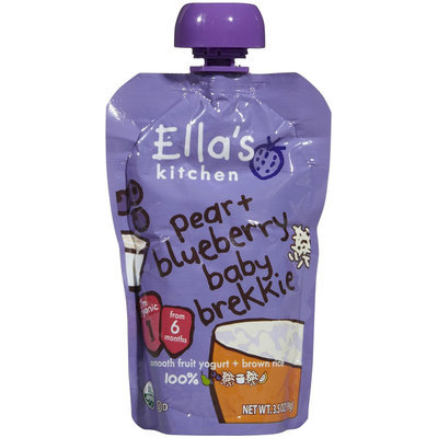 Ella's Kitchen 1 Baby Brekkie - Blueberry & Pear Baby Brekkie - 3.5 oz - 1 ct.