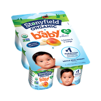 Stonyfield Organic YoBaby Banana / Mango Whole Milk Yogurt