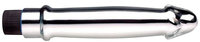 Don Wand Tickle Glass Smooth Pleasure Wand, Silver