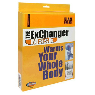 PolarWrap The Exchanger Mask, Blaze/Hunter Orange, Small, 1 ct
