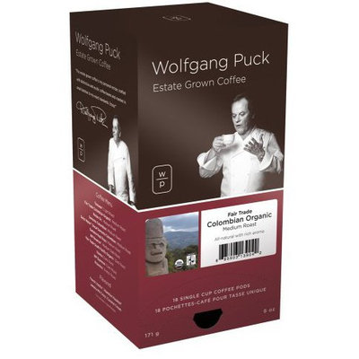 Wolfgang Puck Fair Trade Colombian Organic, 18 ct Pods, 3 pk