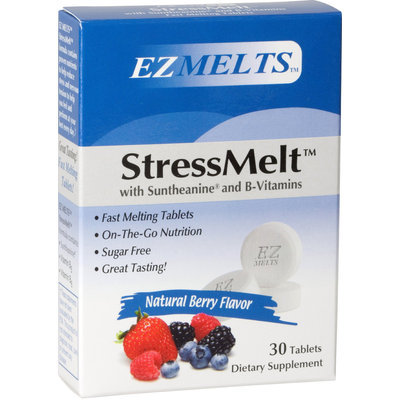 EZ Melts StressMelt, Natural Berry Flavor, 30 ct