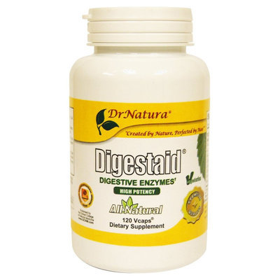 DrNatura Digestaid Digestive Enzyme Supplement, 120 ct Bottle