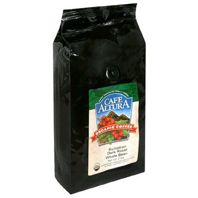 Cafe Altura Organic Coffee, Sumatran Dark Roast, Whole Bean, 32 oz Bag